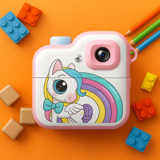 Appareil Photo Instantané Enfant Bluetooth – Impression + carte mémoire 32 Go