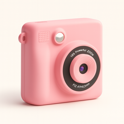 Appareil Photo Instantané Enfant 1080P – Impression + carte mémoire 32 Go