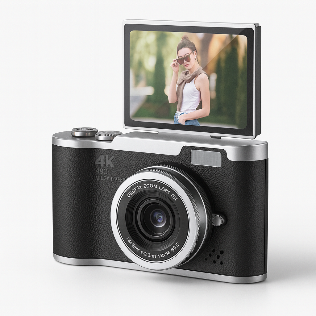 Appareil Photo 4K Enfant & Débutant – 48MP Écran Rotatif 180° | KidooWatch™
