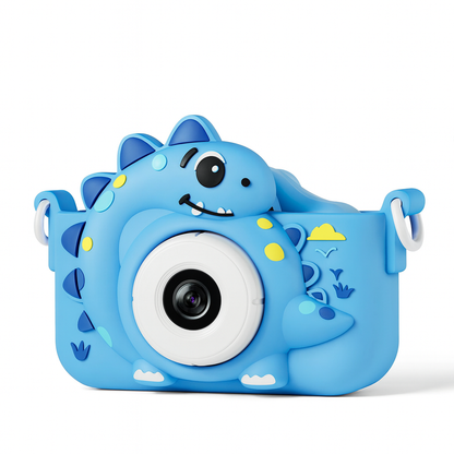Appareil Photo Enfant Dinosaure – 1080P HD Double Objectif + carte mémoire 32 Go