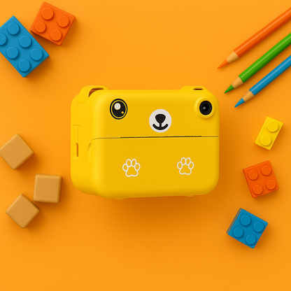 Appareil Photo Instantané Enfant 1080P – Objectif Rotatif 180°