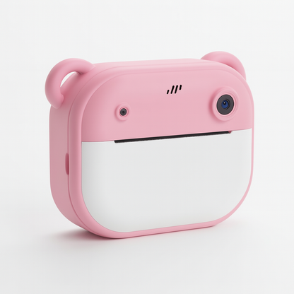 Appareil photo Fille instantané avec impression + carte mémoire de 32 Go
