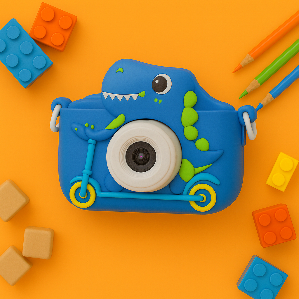 Appareil Photo Enfant Dinosaure – 1080P HD + Carte mémoire 32 Go