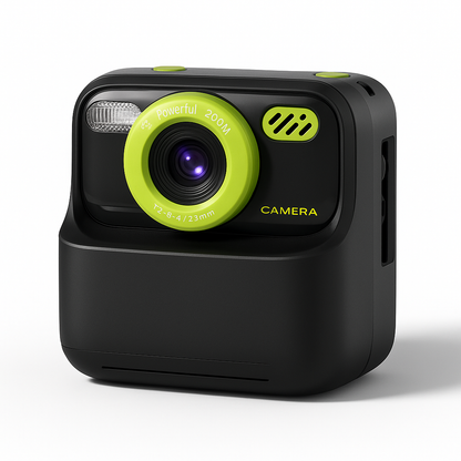 Appareil Photo Enfant impression & Double Objectif + carte mémoire 32 Go