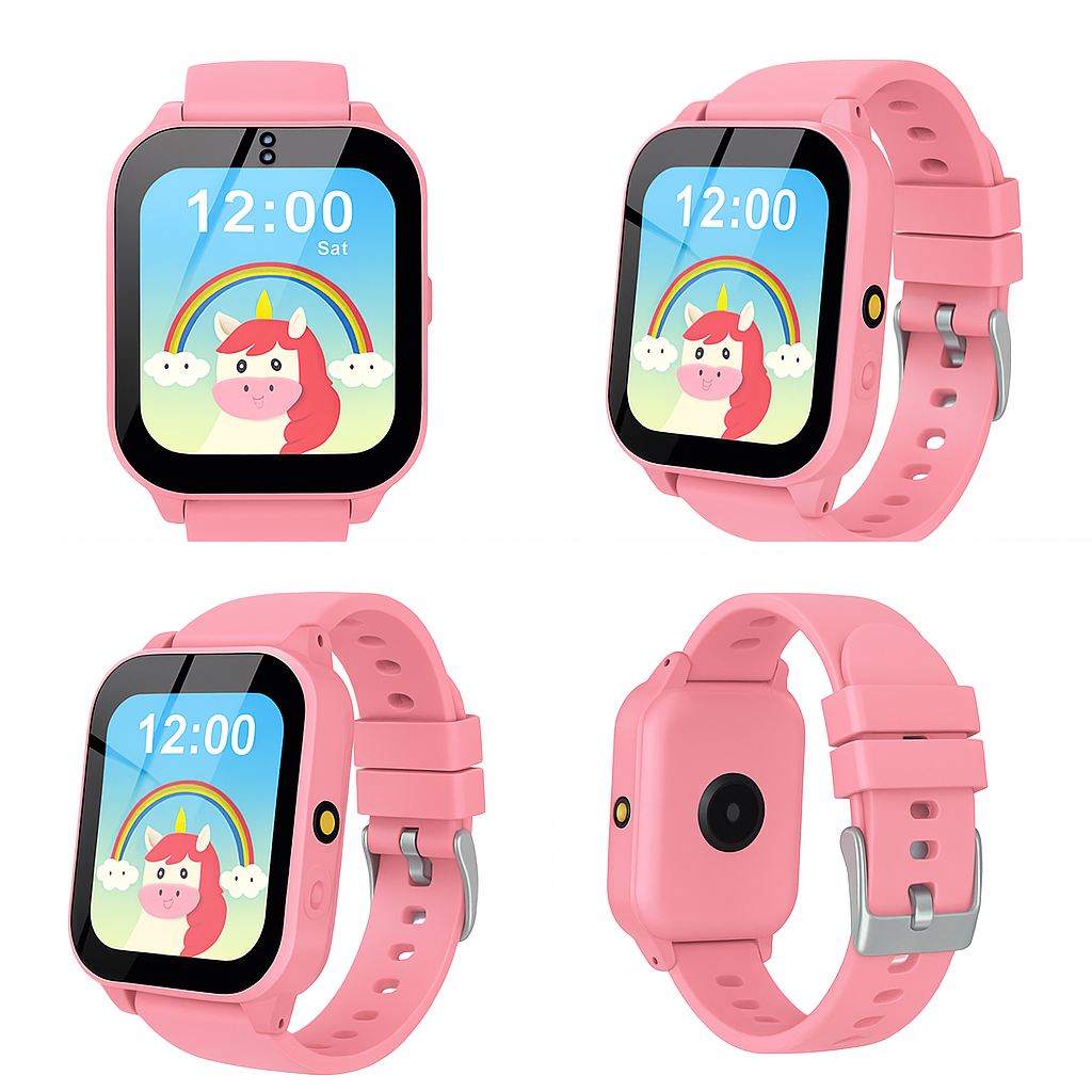 Montre Connectée Fille éducative – 30 jeux, Histoires & Lampe torche| KidooWatch™