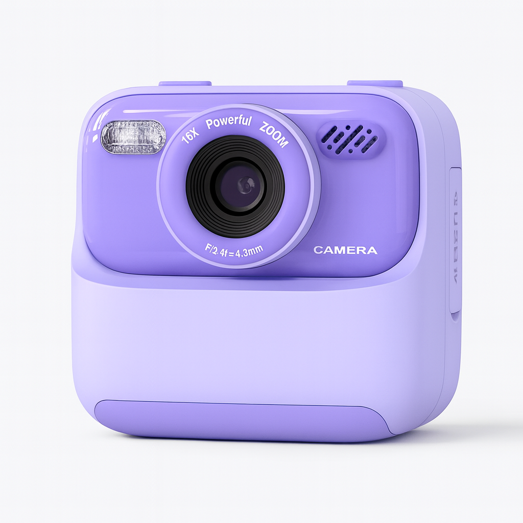 Appareil Photo Fille impression & Double Objectif + carte mémoire 32 Go