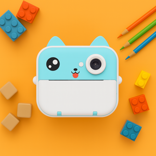 Appareil Photo Instantané Enfant –  Jeux & Audio +  carte mémoire 32 Go