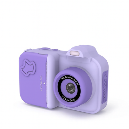 Appareil Photo Instantané Fille 1080P – Double Objectif + carte mémoire 32 Go