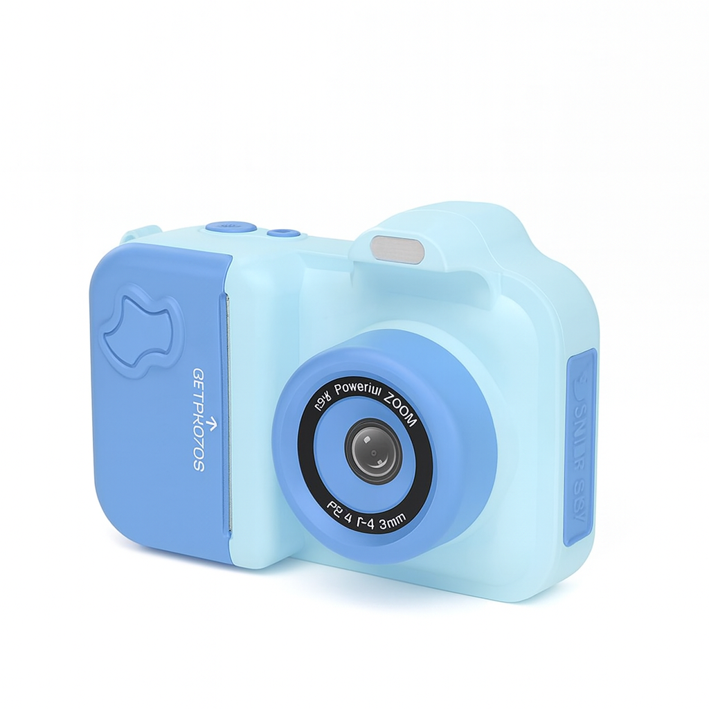 Appareil Photo Instantané Enfant  1080P – Double Objectif + carte mémoire 32 Go