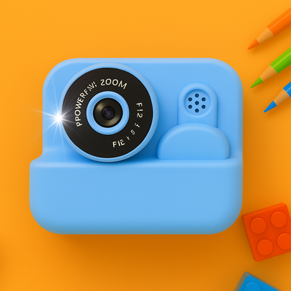 Appareil Photo Instantané Fille 1080P éducative + carte mémoire 32 Go