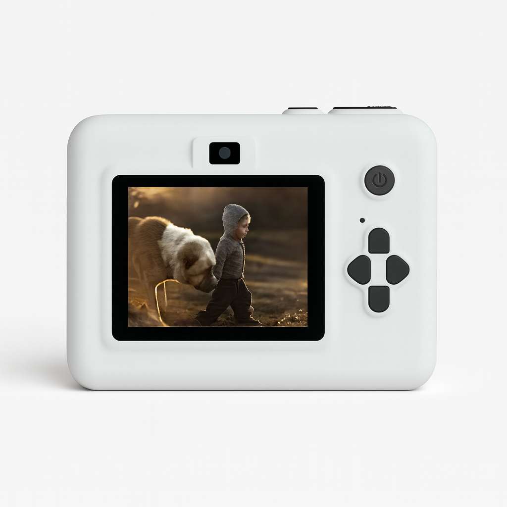 Appareil Photo Instantané Enfant Full HD– Rotatif 180° & 1500 mAh