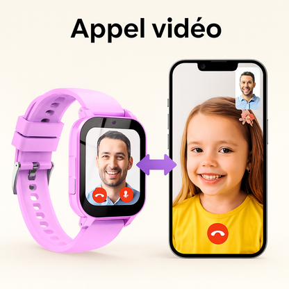 Montre Connectée Enfant éducative – 30 jeux, Histoires & Lampe torche| KidooWatch™