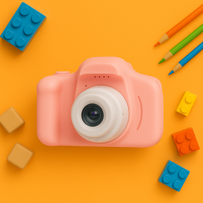 Appareil Photo Fille 1080P Rechargeable + carte mémoire 32 Go