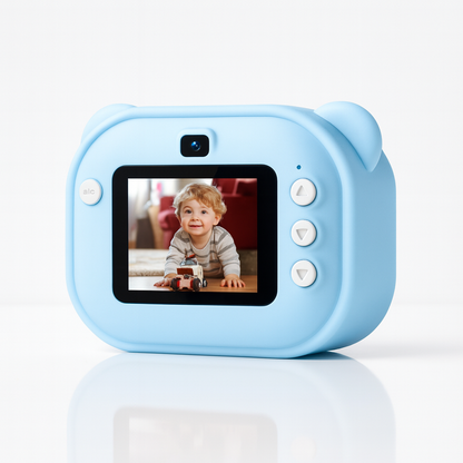 Appareil photo Enfant instantané avec impression + carte mémoire de 32 Go