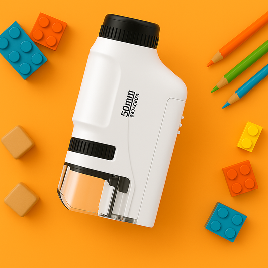 Microscope Enfant 120× – LED & Format de Poche