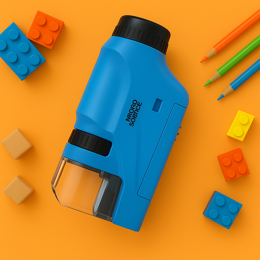 Microscope Garçon 120× – LED & Format de Poche