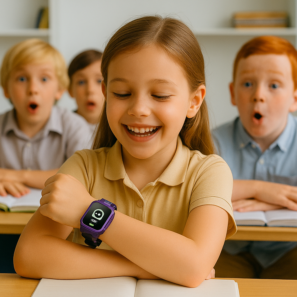 Montre connectée Fille ludique – SOS, appel vidéo | KidooWatch™