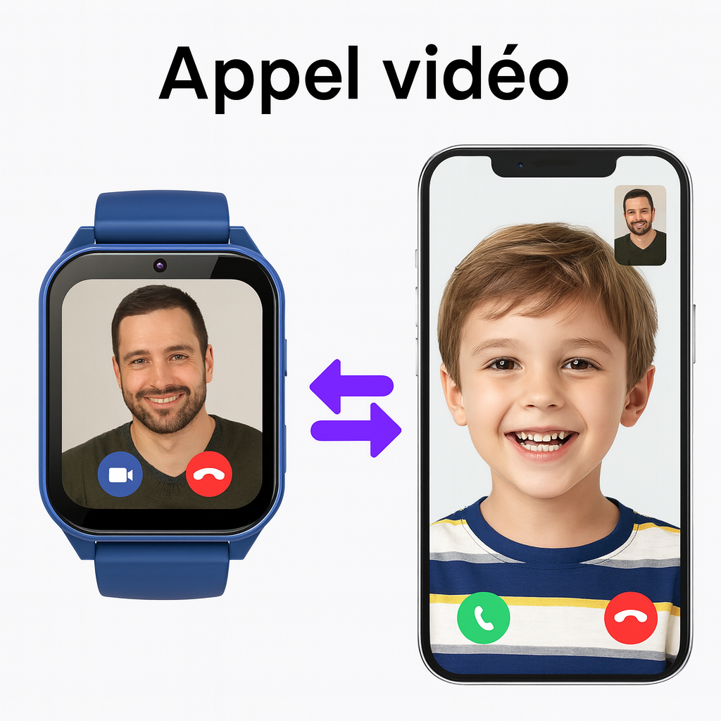 Montre connectée ludique pour garçon - 4 à 7 ans | KidooWatch™