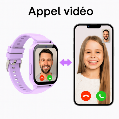 Montre connectée ludique pour Fille - 4 à 7 ans | KidooWatch™