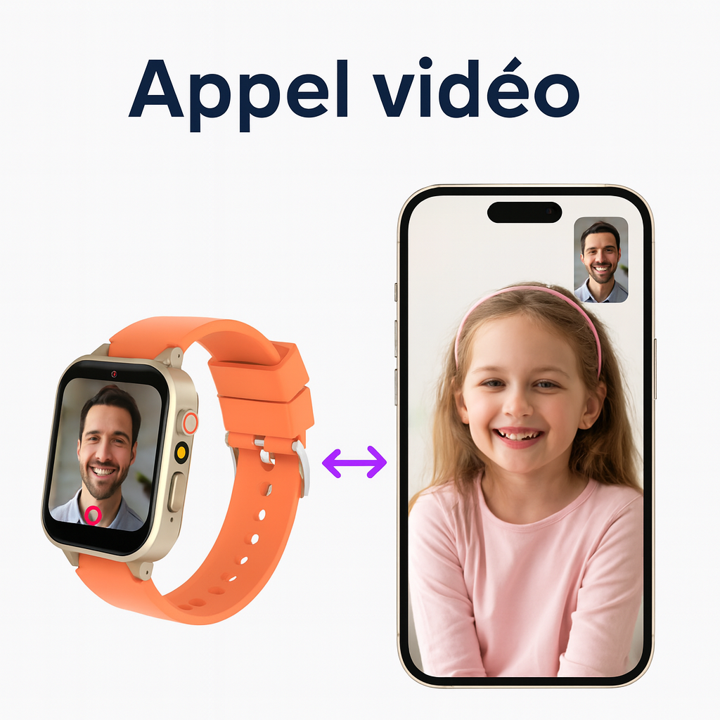 Montre connectée enfant – 26 jeux ludique  & appareil photo | KidooWatch™