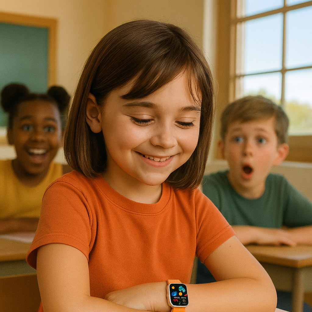 Montre connectée enfant – 26 jeux ludique  & appareil photo | KidooWatch™