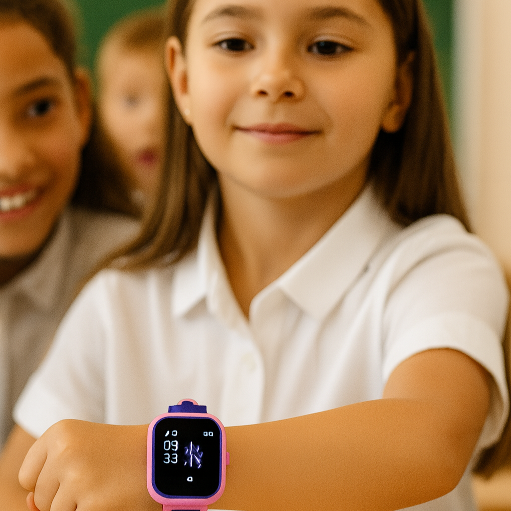 Montre Connectée Fille 4 À 7 ans – SOS, GPS, Appels | KidooWatch™