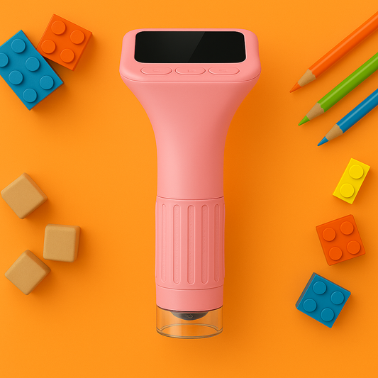 Microscope Fille 1000× – Écran IPS & Caméra HD