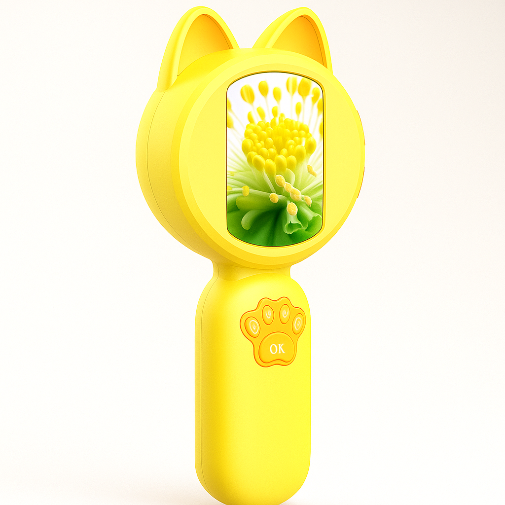 Microscope Enfant 1000× – Écran IPS & Jeux Intégrés |