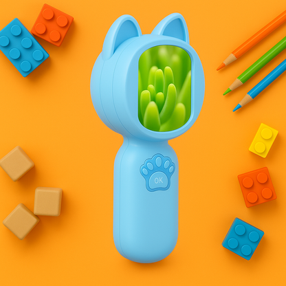 Microscope Enfant 1000× – Écran IPS & Jeux Intégrés |