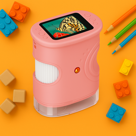 Microscope Portable Fille 1000× –  Photo/Vidéo