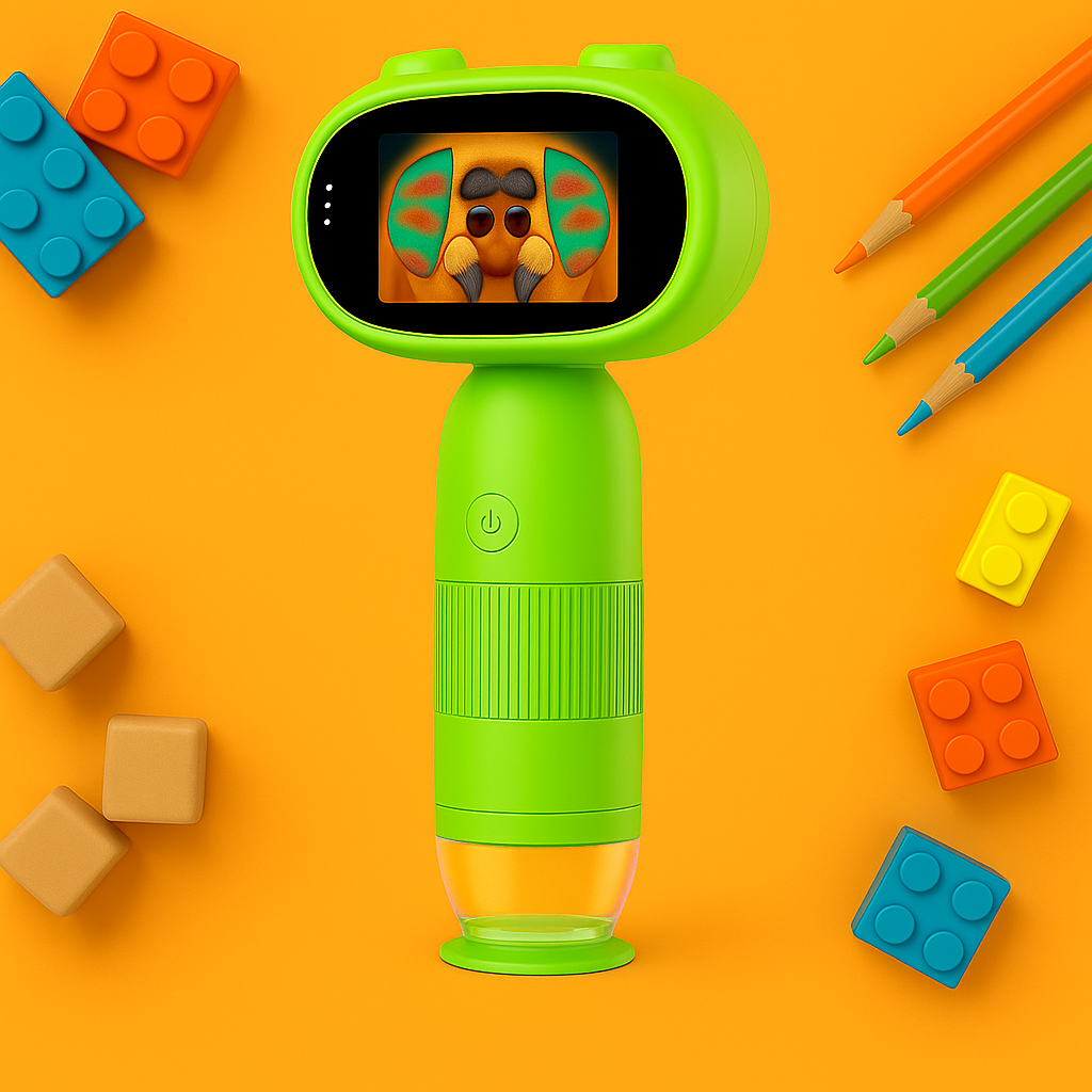 Microscope Enfant  1080P & Photo/Vidéo + carte mémoire 32 GO