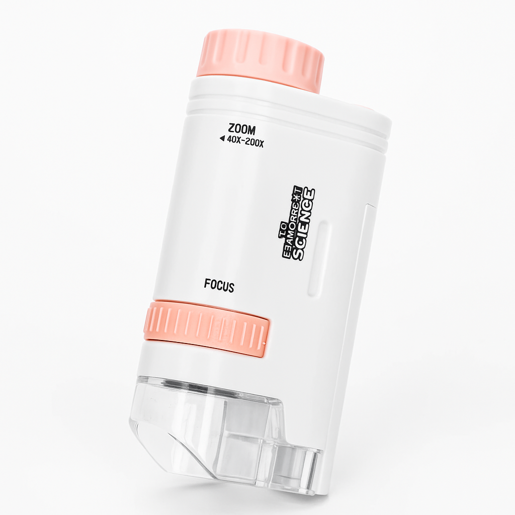 Microscope de poche LED pour fille 200×