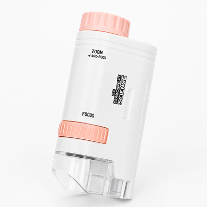Microscope de poche LED pour fille 200×