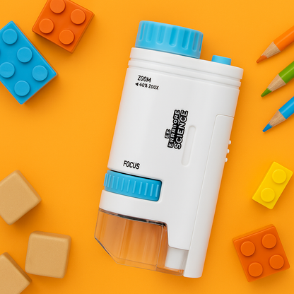 Microscope de poche LED pour Enfant 200×