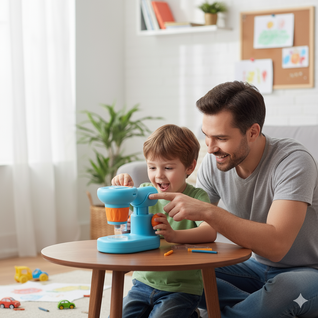 Microscope Portable Enfant – 2-en-1 Exploration & Découverte