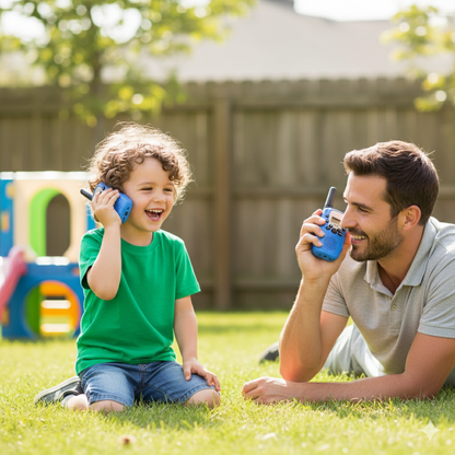 Talkie-Walkie Enfant Mini 3 km – Pack de 2 Jouets Interactifs | KidooWatch™