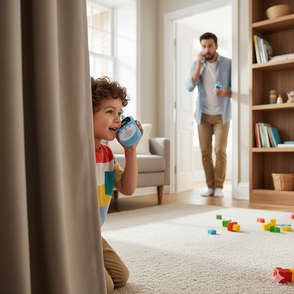 Talkie-Walkie Enfant Rechargeable – Portée 3 km, Jeu et Sécurité | KidooWatch™