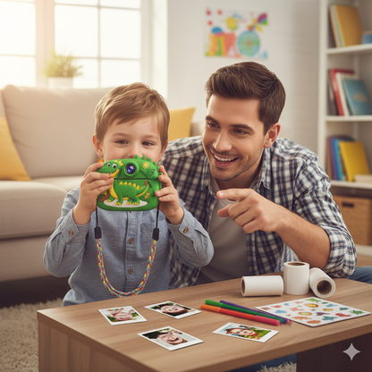 Appareil Photo Enfant Dinosaure – Impression Instantanée HD + carte mémoire 32 Go