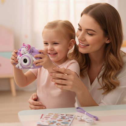 Appareil Photo Numérique Fille – 1080P HD + Carte mémoire 32 Go