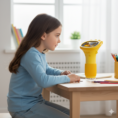 Microscope Enfant 1000× – Écran IPS & Lumière LED