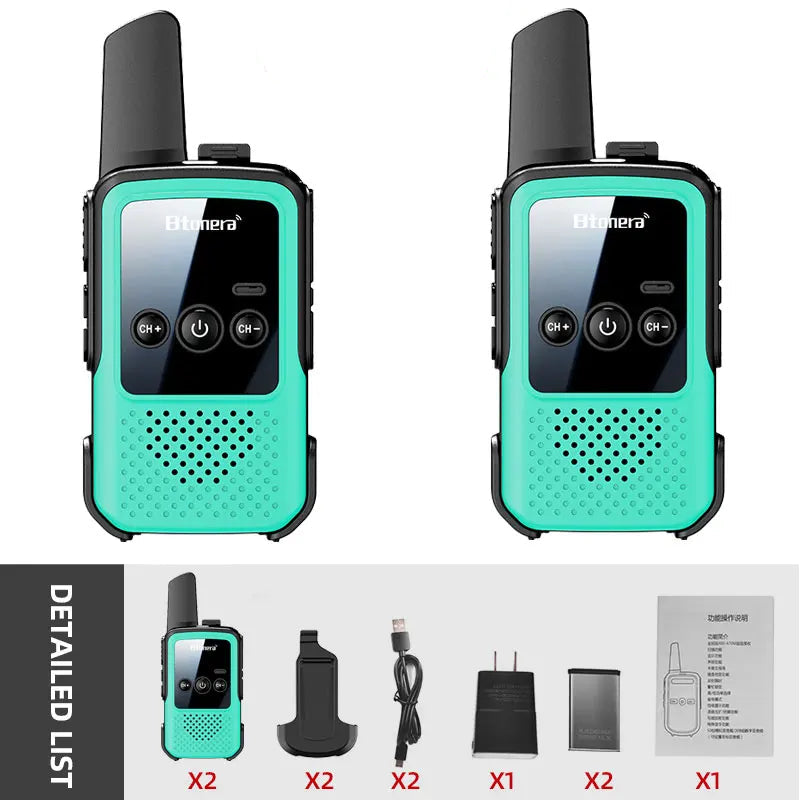 Talkie-Walkie Enfan 2000 mAh – Pack de 2 Rechargeables Longue Portée | KidooWatch™