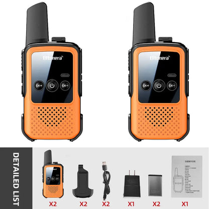 Talkie-Walkie Enfan 2000 mAh – Pack de 2 Rechargeables Longue Portée | KidooWatch™