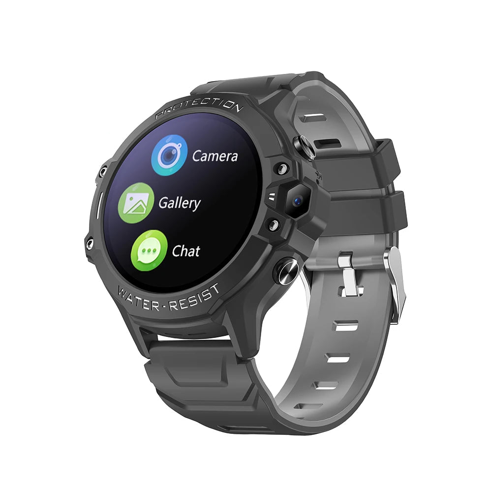 Montre Connectée Garçon 4G ronde – GPS WiFi, appel vidéo & SOS | KidooWatch™