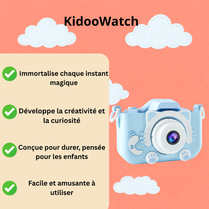 Appareil Photo Numérique Enfant 1080P + carte mémoire 32 Go