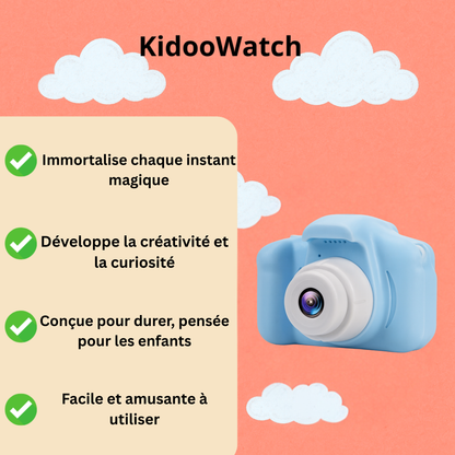 Appareil Photo Enfant 1080P Rechargeable + carte mémoire 32 Go