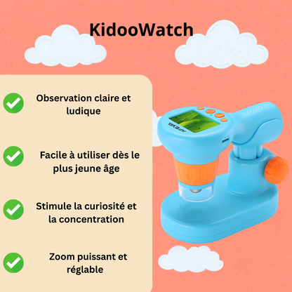 Microscope Portable Enfant – 2-en-1 Exploration & Découverte