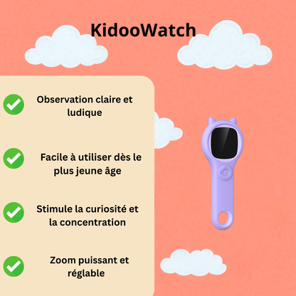 Mini Microscope Fille 500× – Portable & Éducatif