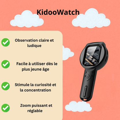 Microscope Portable Enfant – Écran HD & Lumière LED