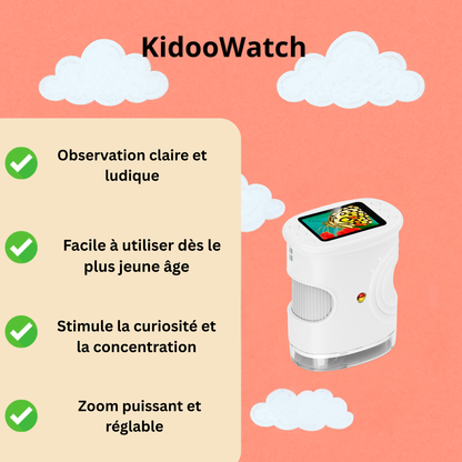 Microscope Portable Enfant 1000× –  Photo/Vidéo