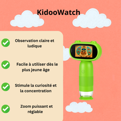 Microscope Enfant  1080P & Photo/Vidéo + carte mémoire 32 GO